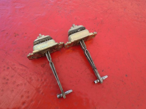 90-93 ACURA INTEGRA DOOR HINGE STOP CHECKS STRAPS STOPPERS SET PAIR BOTH OEM 2DR - Picture 3 of 3