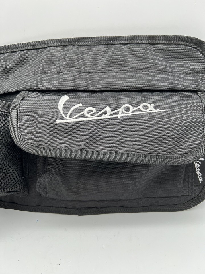 Vespa Nylon Storage Bag Saddle Bag Drink Holder eBay