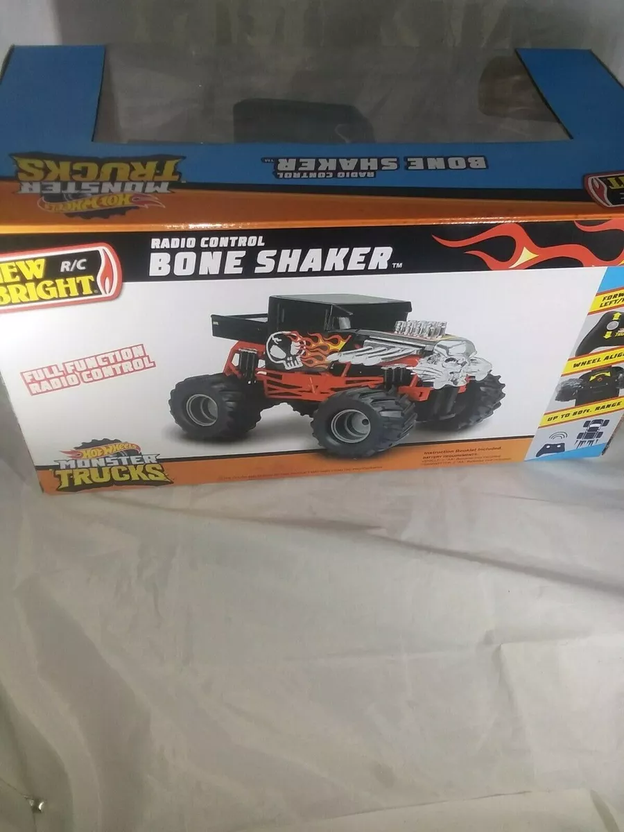 New Bright 1:15 Scale Remote Control Hot Wheels Monster Truck Bone