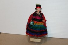 VINTAGE BEAUTIFUL LADY FROM MEXICO  DOLL in  ORIGINAL PACKAGE