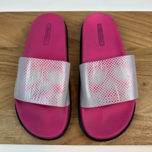New NWOB Mens Robert‎ Graham Sherry Pink Polka Dot Slides Sandals Size 10 M Robert Graham Slip On Sandals for Men | Mercari main image 3