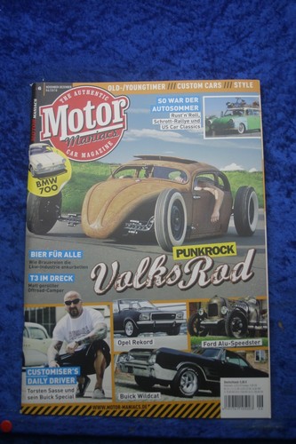 Motor Maniacs 6/10 Nr.6 Volks-Rod Buick Wildcat BMW 700 VW T3