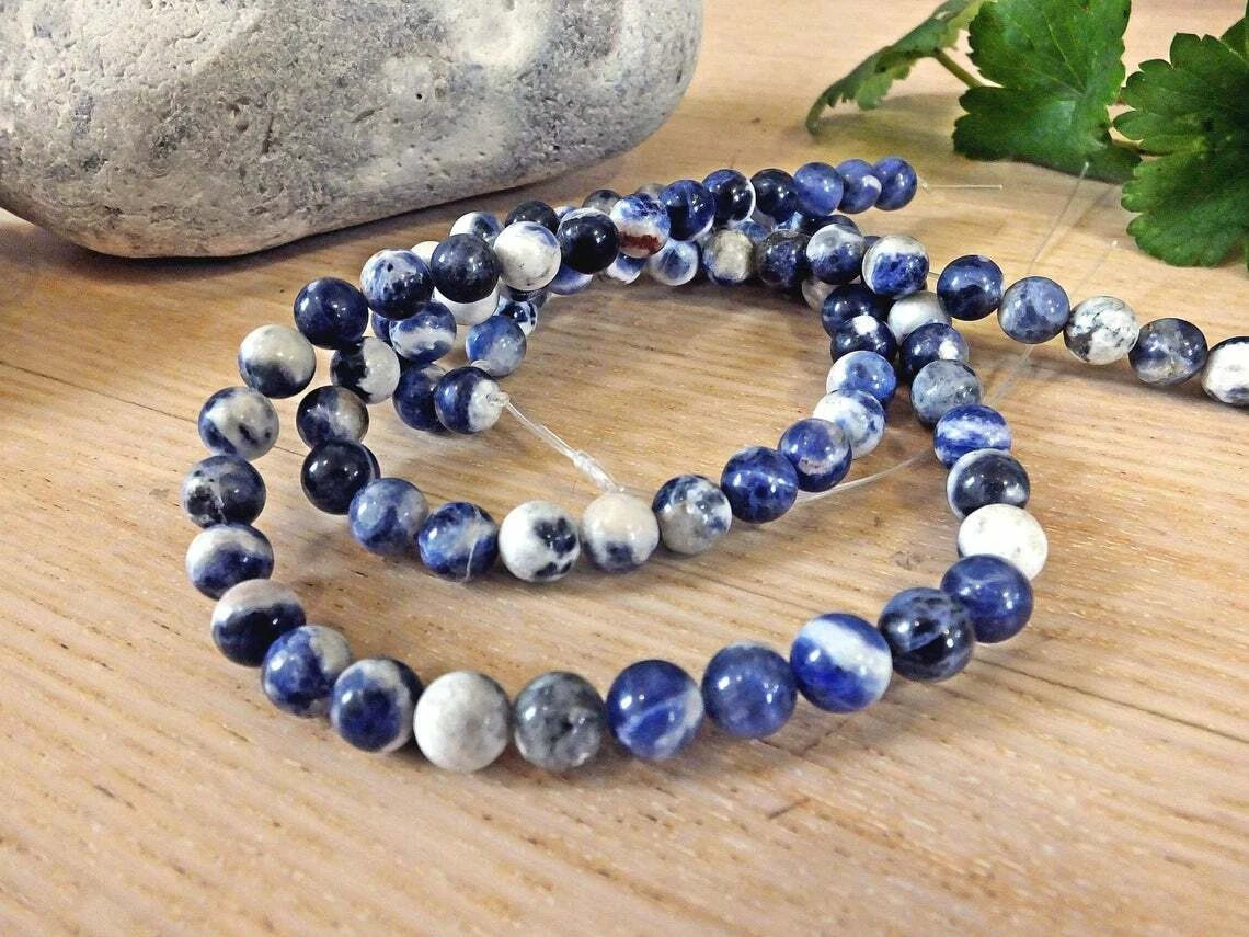 Lot De 90 Perles Rondes En Labradorite Naturelle - 8mm - Envoi Offert
