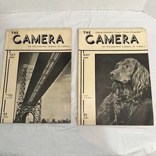 Set Of 9 Vintage 1937 The Camera Photographic Journal Of America Magazines
