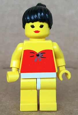 LEGO ®-Minifigur Ponytail Pferdeschwanz Town City Paradisa 6401 6409 - par009a - Bild 1 von 3