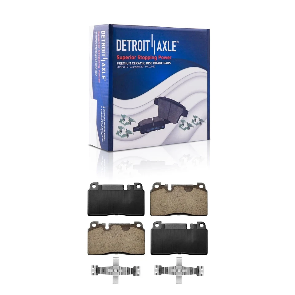 Front Disc Rotors + Ceramic Brake Pads for 2013 - 2017 Audi Q5 2.0L Models - Image 4 of 4