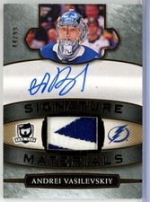 2018-19 The Cup Signature Materials #SPAV Andrei Vasilevskiy PATCH AUTO /99