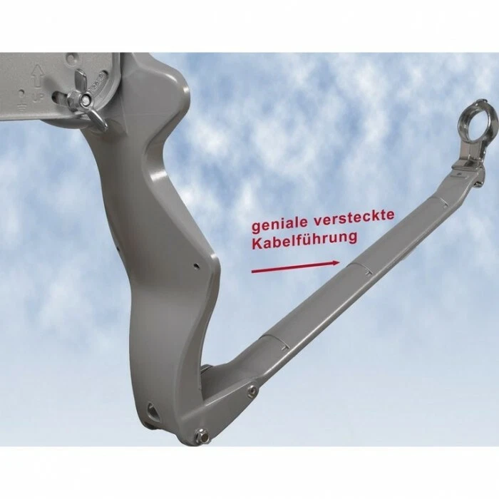 DUR-line Select 75/80 A Alu Sat-Schüssel anthrazit | Vollaluminium-Spiegel 75x80 - Bild 4 von 4