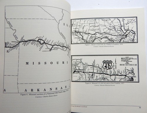 Along Boones Lick Road MO Beitrag zu Transcontinental Hiway 40 Karten Geschichte - Bild 10 von 13