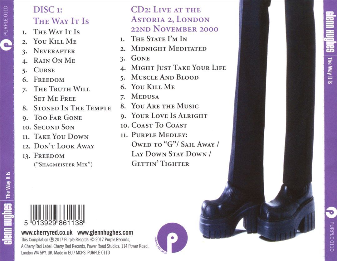 GLENN HUGHES THE WAY IT IS [EXPANDED EDITION] [2 CD] NEW CD