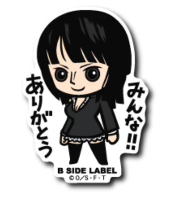B - SIDE LABEL Sticker ONEPIECE One Piece Vol.2 Nico Robin Japan