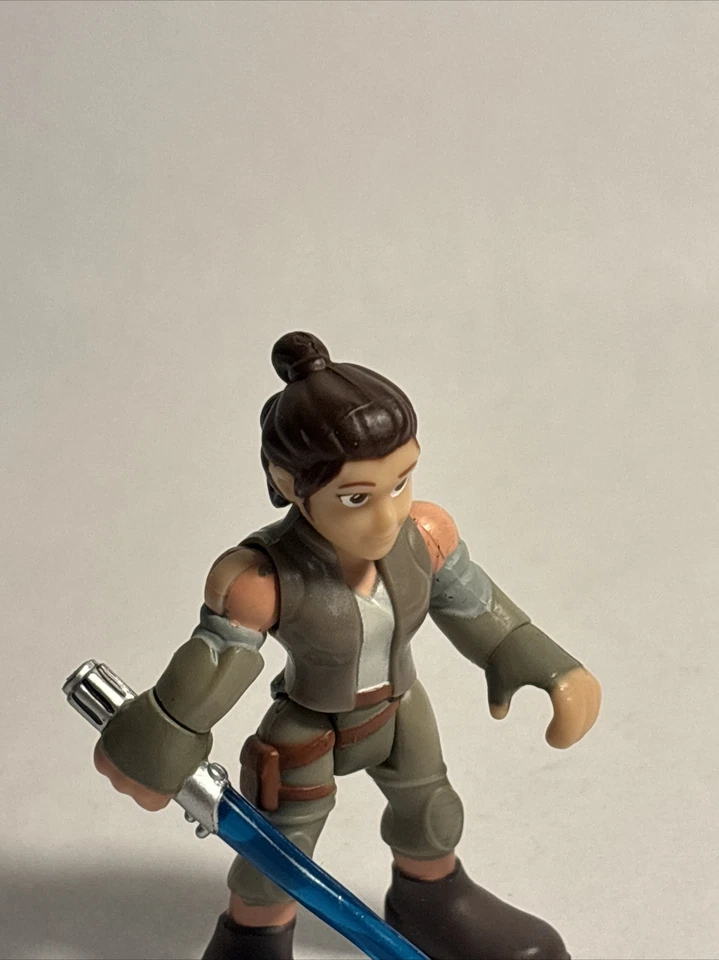 2015 Playskool Star Wars Galactic Heroes Last Jedi - Rey - Figura Foto 2 de 4