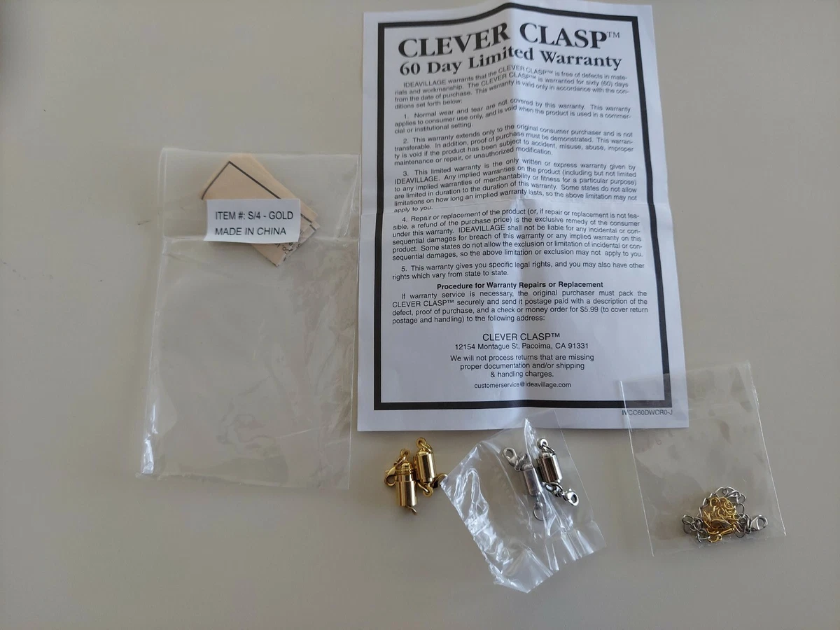 Clever clasp sale magnetic jewelry clasp