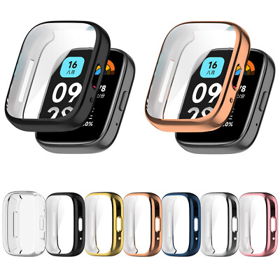 TPU Full Screen Protector Case Cover Skin For Redmi Watch3 Lite/Watch3 Active