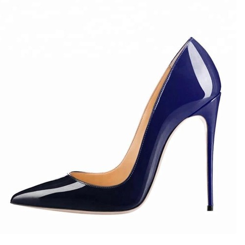 Womens Pumps Sexy Pointed Toe Slip On Fashion 12Cm High Heel Stilettos Sandals - Bild 6 von 27