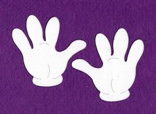 CARTOON HAND Mickey Mouse die cuts scrapbook cards