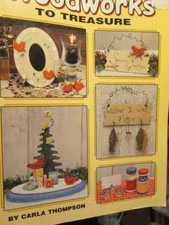 Woodworks To Treasure Painting Craft Booklet-Thompson-Christmas/Fishing/Garden/H