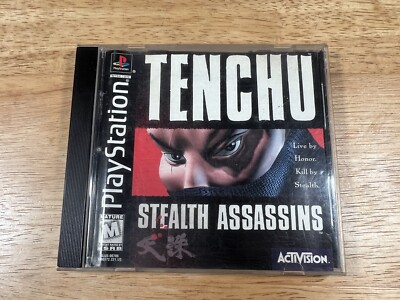 Vintage 1998 TENCHU Stealth Assassins Sony PlayStation 1 PS1 Complete CIB