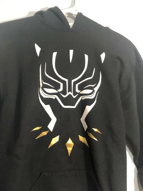 (XL) Sudadera con Capucha Pantera Negra Juvenil Marvel Pullover Negro Niños Foto 3 de 4