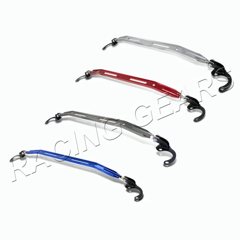 ROJO T-6061 CNC ALUMINIO PUNTAL SUPERIOR DELANTERO TORRE BARRA BRAZO AJUSTE 90-93 ACURA INTEGRA Foto 3 de 4