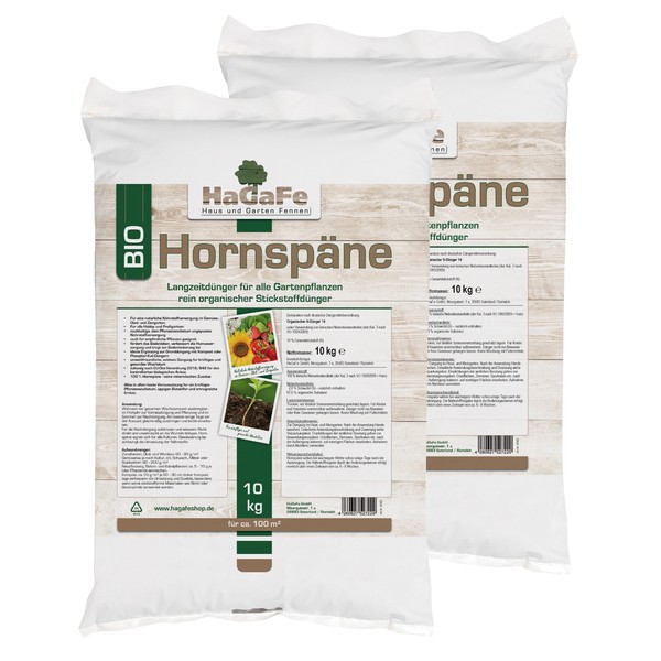 HaGaFe Bio HornspäNe GartendüNger DüNger GemüSedüNger StickstoffdüNger Organisch-image