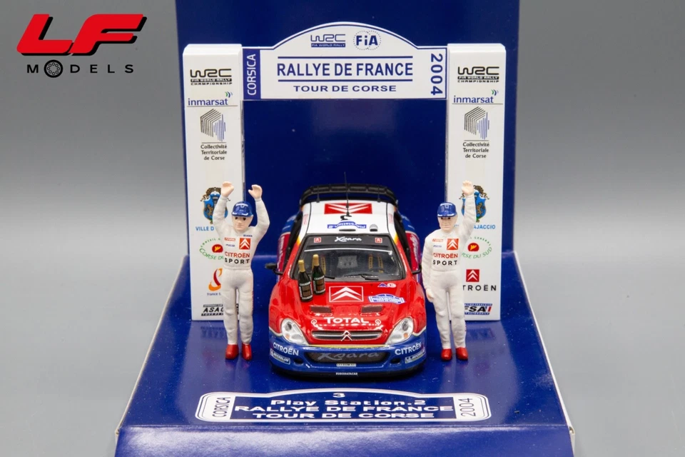 1:43 SET Citroen Xsara WRC World Champion 2004 S.Loeb/D.Elena - IXO - Immagine 2 di 4