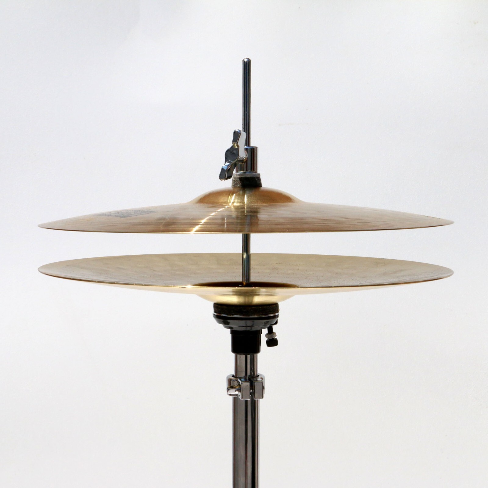 GIBRALTAR 5707 Medium Double Braced Hi Hat Stand w/ MEINL 13" Hi Hats