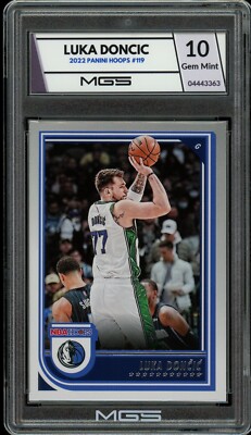 2022 Panini Hoops Luka Doncic #119 MGS GRADED 10 Gem Mint Dallas 