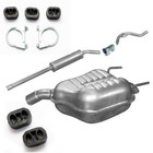 Auspuffanlage + Mont. Mitteltopf Endtopf Opel Vectra C 2.2i Bj. 08/02-04/04