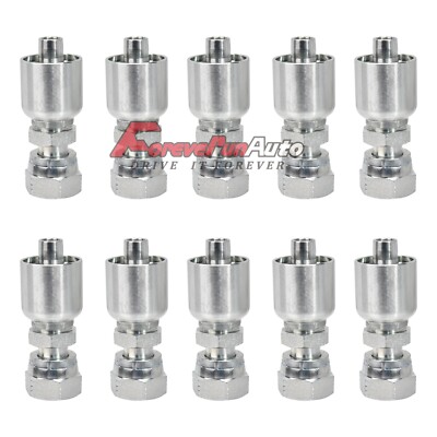 1JS43 8-8  HYDRAULIC HOSE FITTINGS 1/2 FLAT FACE 10PK