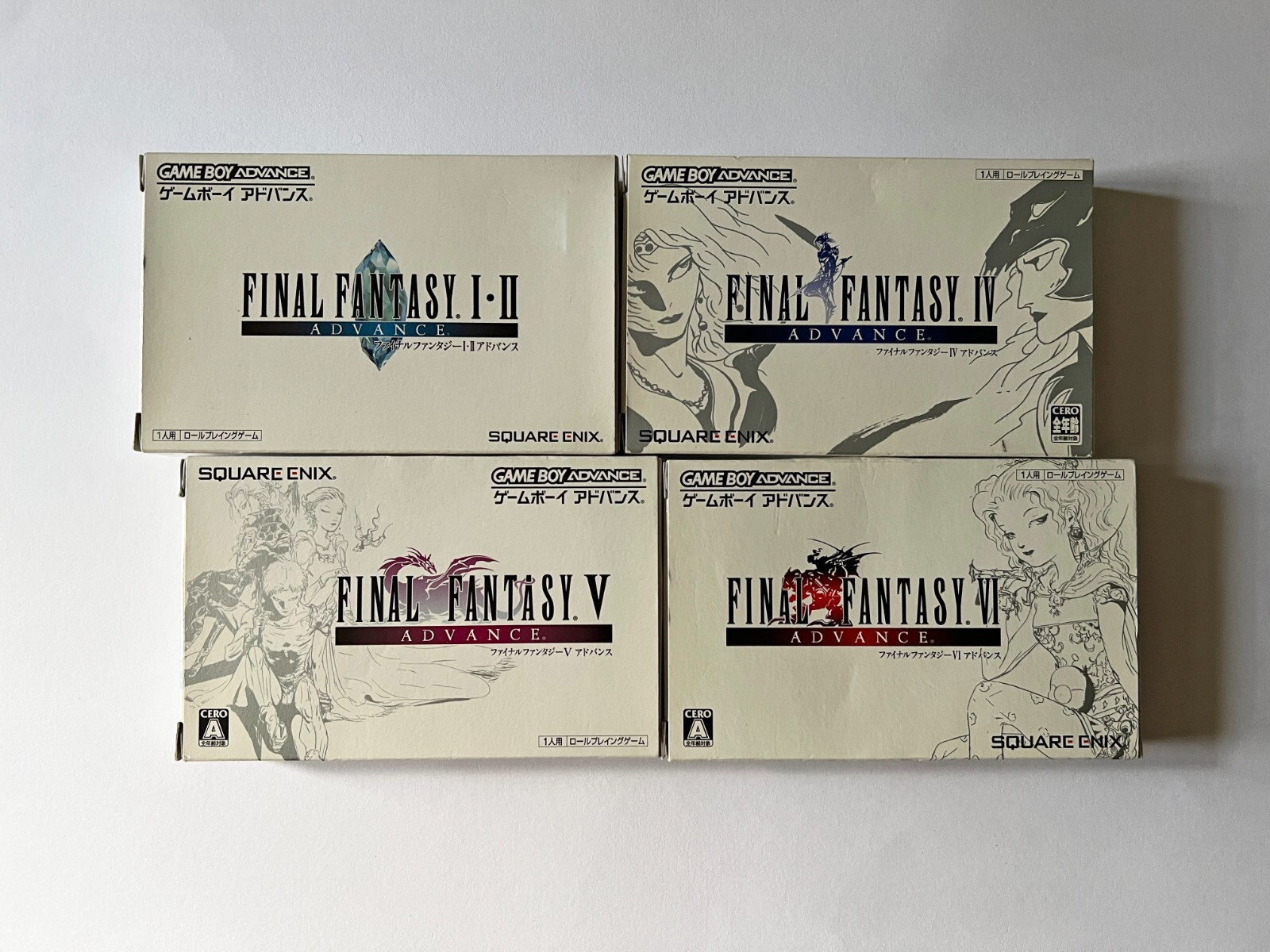 ファイナルファンタジーⅠ.Ⅱ、IV 、Ⅴ、Ⅵ アドバンス 新着 3770円
