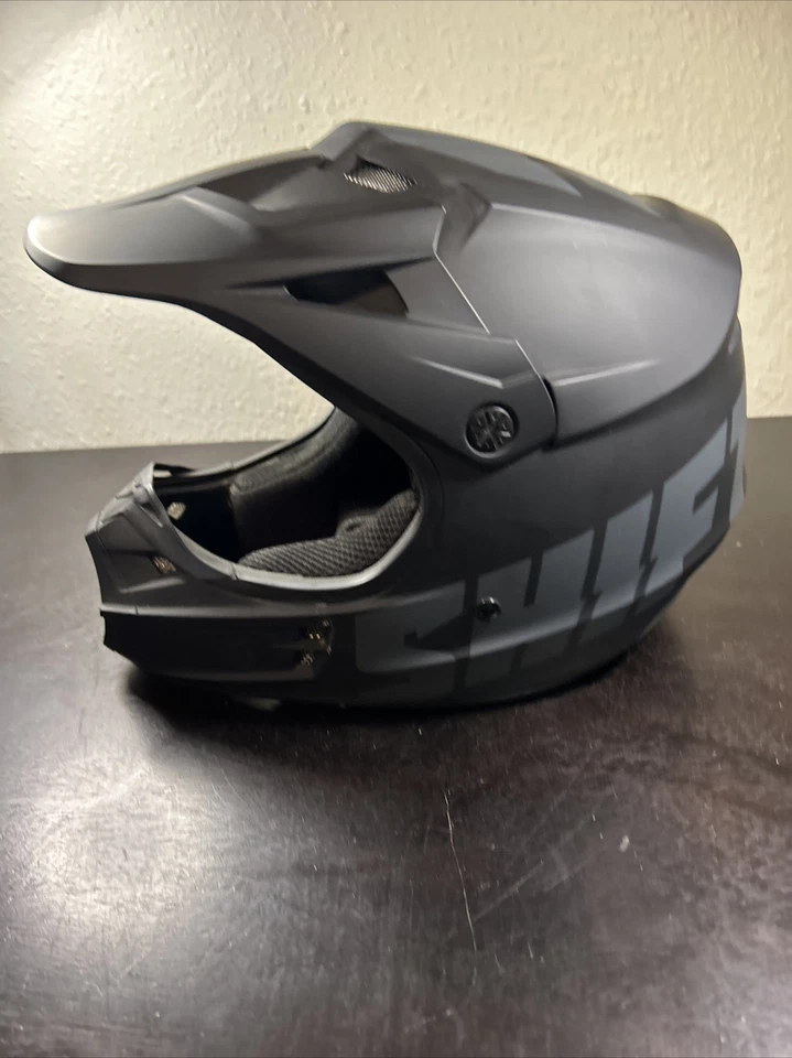 Casco Shift Adulto Etiqueta Blanca Mat Negro/Gris Dirt Bike Extra Pequeño X-pequeño Foto 3 de 4