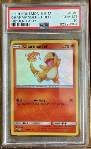 Pokemon Charmander #SV006/094 PSA 10 Hidden Fates