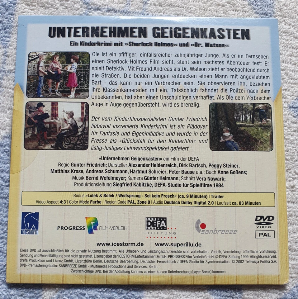 Unternehmen Geigenkasten   DVD   Alexander Heidenreich - Bild 2 von 2