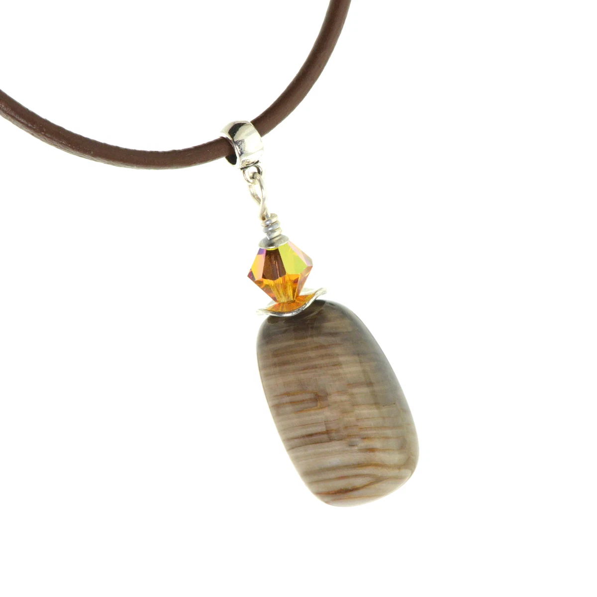 Wire wrap leather cord ends discount