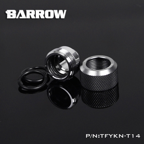 Barrow Choice flache starre Rohrverschraubung 14 mm grau - 8 Stück - Bild 2 von 2