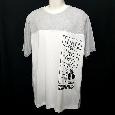 Uncle Sam T-Shirt Pour Hommes À Col Rond Gris Taille L - Photo 1/2