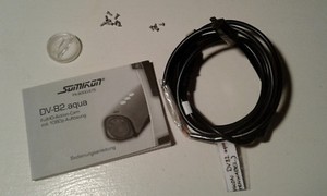 SOMIKON DV-82.aqua Actioncam: Anleitung Kabel Deckel Verschluss Schrauben