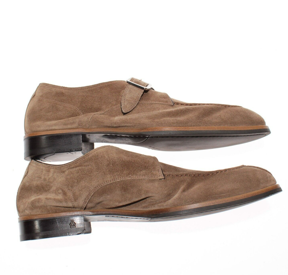 Di Bianco NWB Treviso Single Monk Strap Dress Shoes Size 43.5 US 10.5 in Brown Di Bianco NWB Treviso Single Monk Strap Dress Shoes Size 41  main image 2