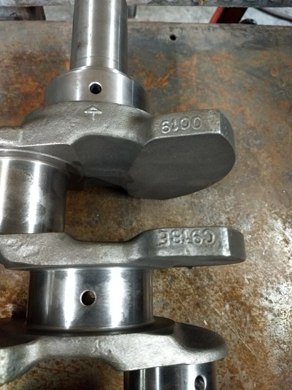 Lotus Crankshaft Esprit V8 918 Twin Cam original crank C918E 0019 Regrind