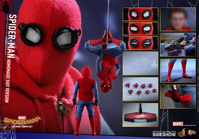 Spider-Man Homemade Suit Version Sixth Scale Figure by Hot Toys