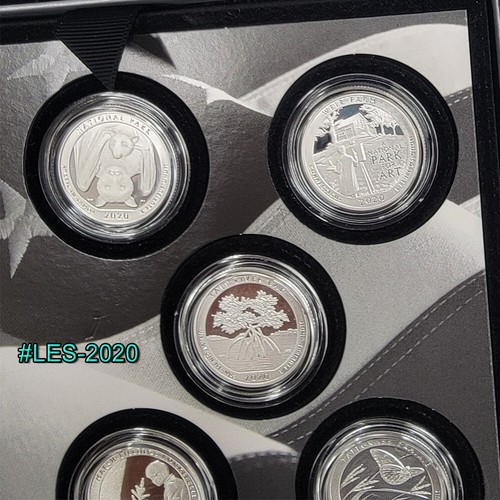 PRISTINE ORIGINAL 2020 S PROOF SILVER EAGLE LIMITED EDITION PROOF SET 20RC  OGP - Picture 7 of 15