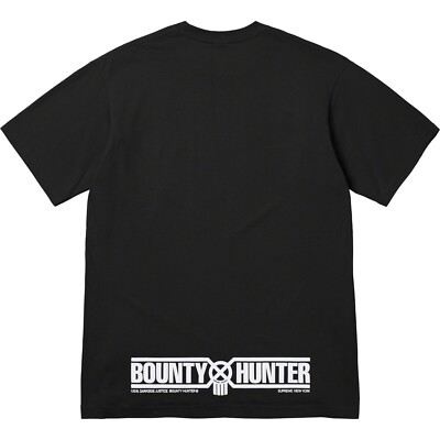 Supreme Bounty Hunter Wolf Tee 3colors Black White Red Size