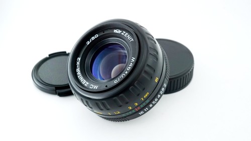 Vintage KMZ Lens MC Zenitar K-2 2/50 portrait Bokeh monster SLR Pentax K mount - Picture 4 of 12