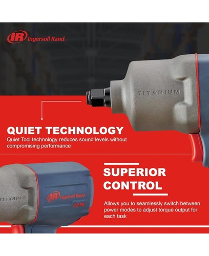 Ingersoll Rand 2235QTiMAX 1/2” Drive Air Impact Wrench 1,300LB Torque (PPP35/G32 - Picture 12 of 22