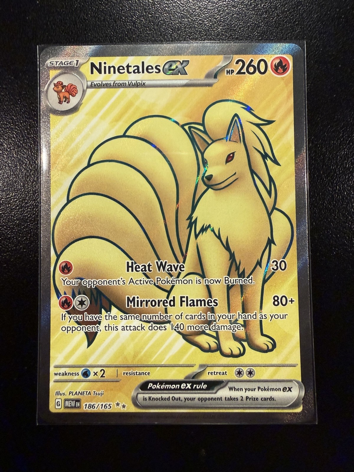 Ninetales ex 186/165 Sv: Scarlet & Violet 151 Holo