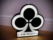 Colnago Inspired Light Box • Illuminated Cycling Sign • Club Logo LED Display