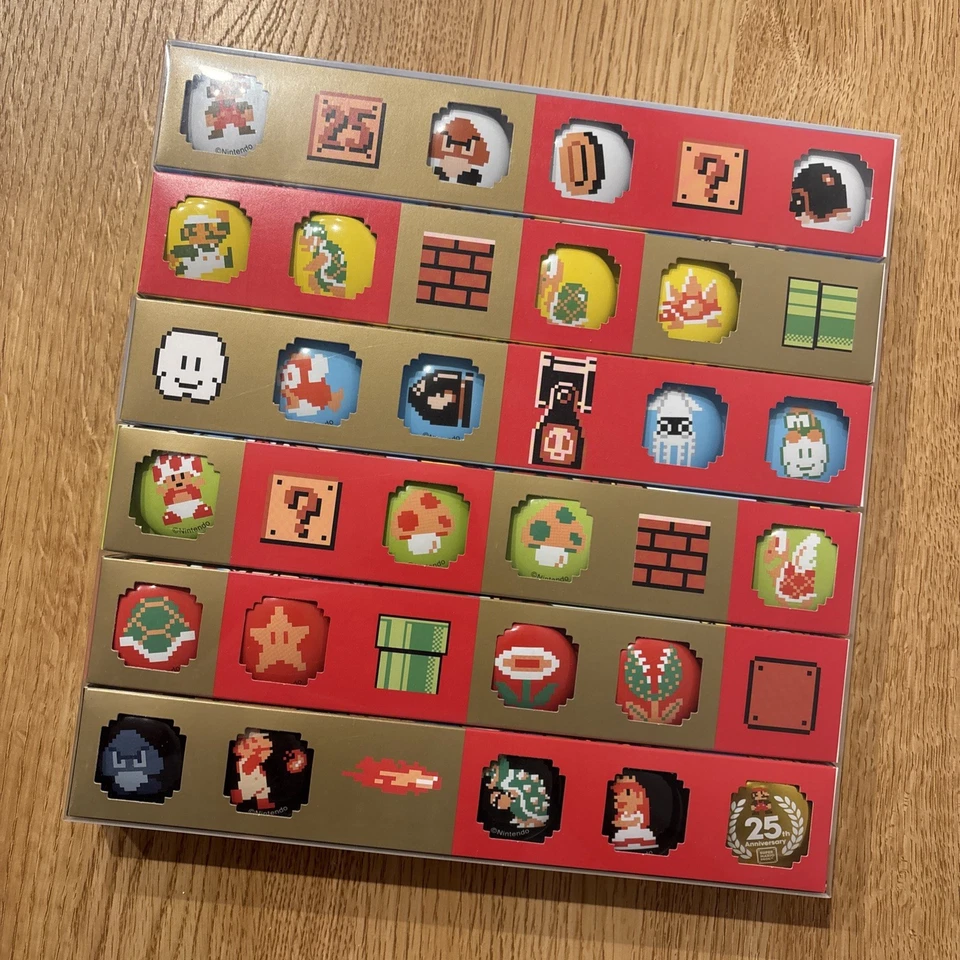 Club Nintendo Super MarioBro. 25th Anniversary Characters Badge Collection - Image 3 of 3