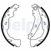 Delphi Bremsbackensatz Bremsbacken Hinten Passend FüR Suzuki Baleno FW EW