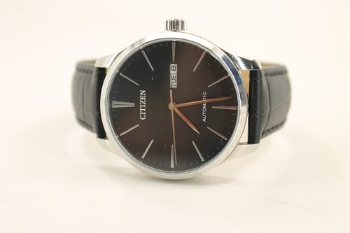 Citizen Men's Black Dial Automatic Stainless Steel Watch - NH8350-08E